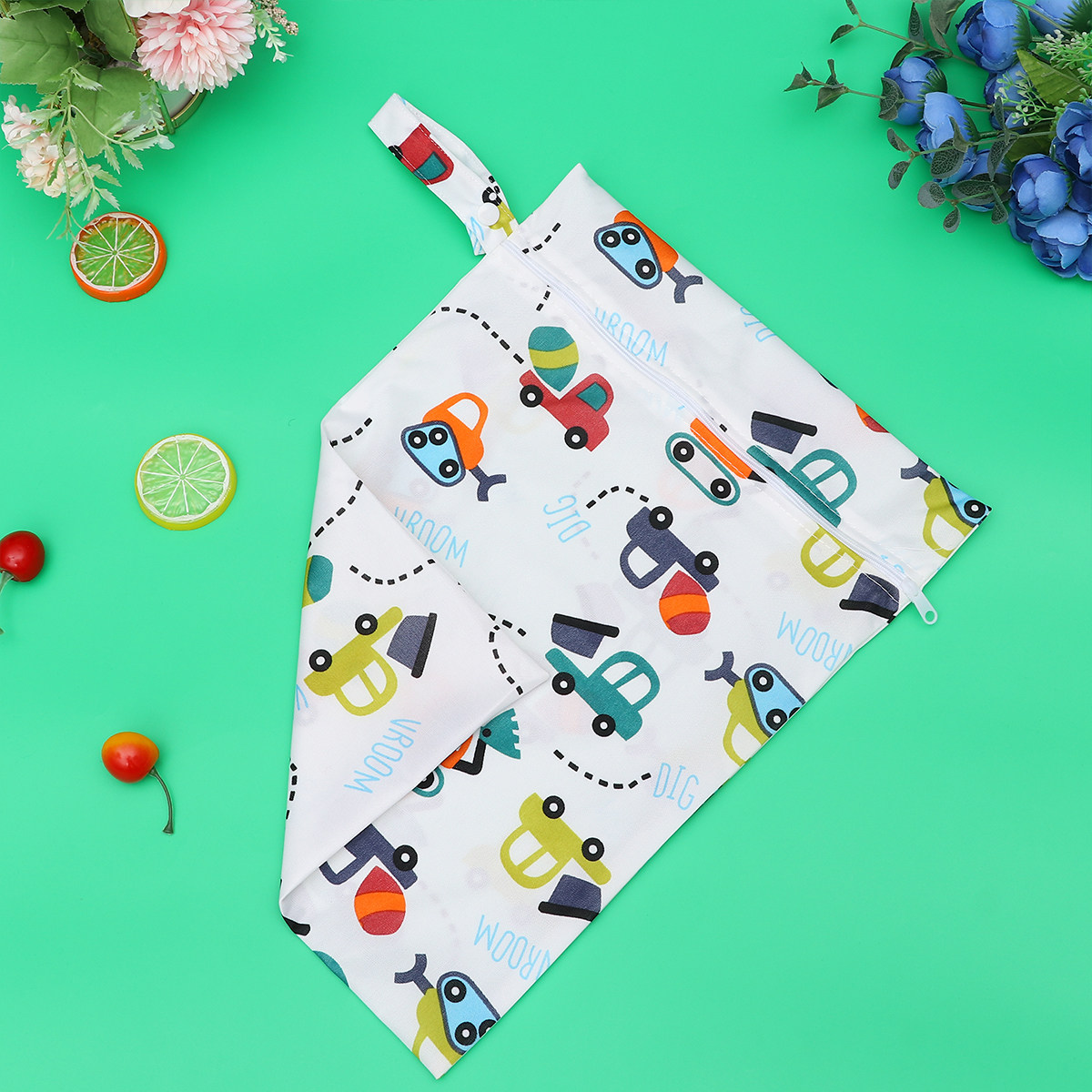 Baby Food Reusable Pouches - Baskılı Bebek Bezi Çantası Su Geçirmez