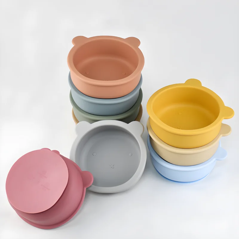 Baby Rice Food - Bebek silikon tamamlayıcı yiyecek kasesi silikon