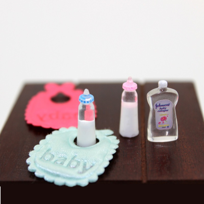 Baby Food Game - DOLLHOUSE Minyatür Yiyecek Oyuncak Sahne Modeli