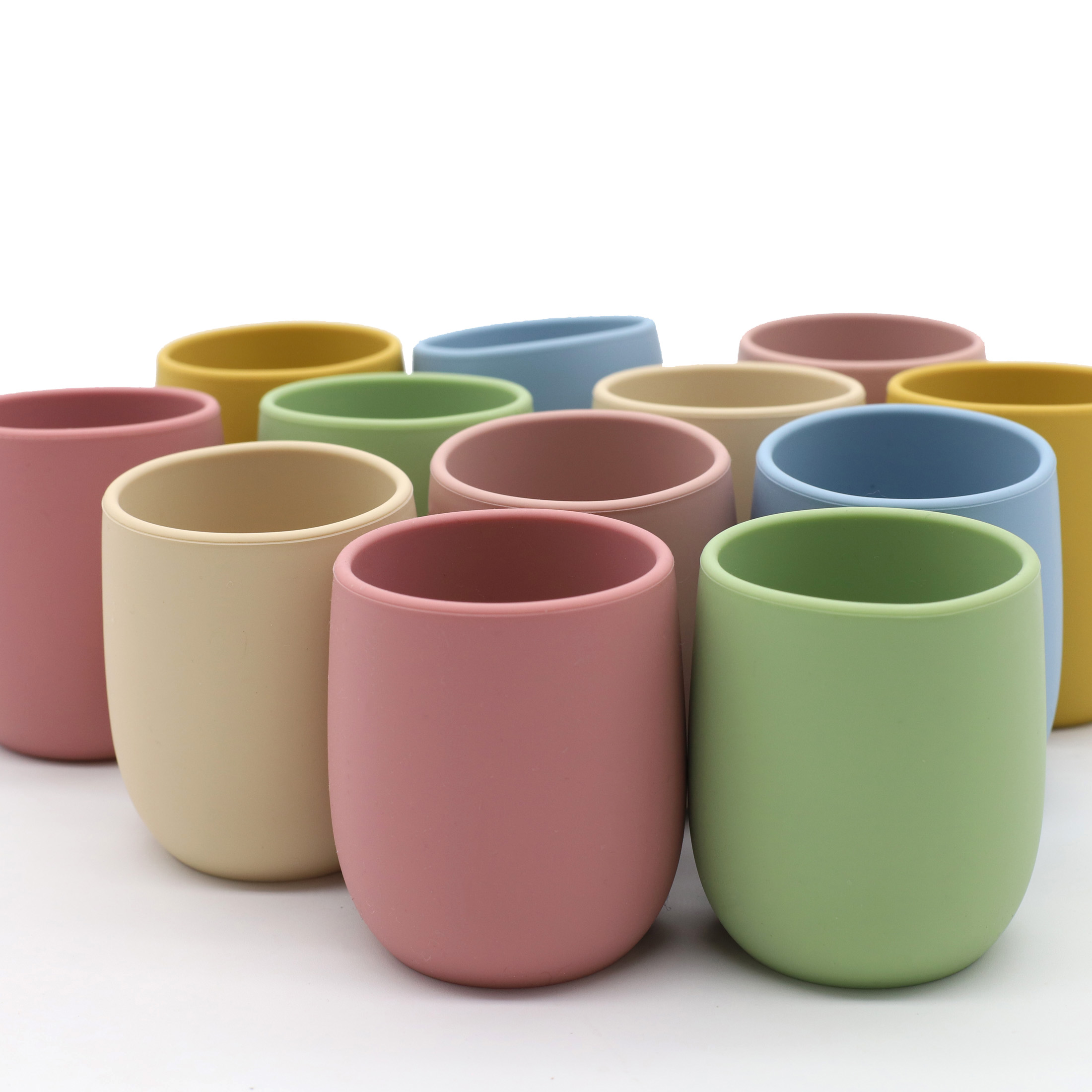 Snack Cup Toddler - Bebek silikon su bardağı mini tutması