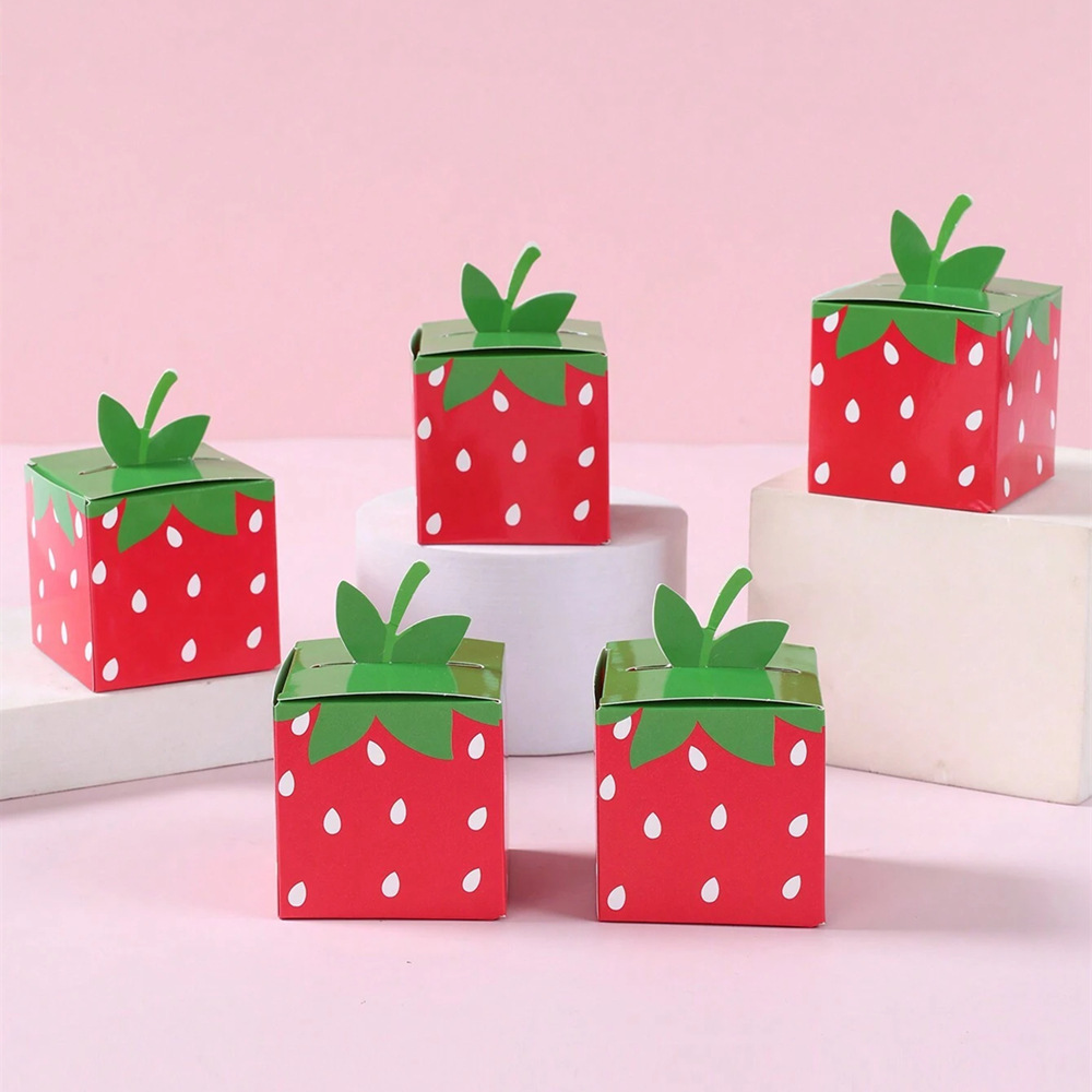 Baby Food Ideas - 10 adet Tatlı Meyve Çilek Tema