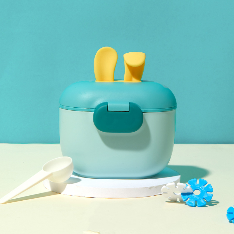 Baby Food Dispensing Spoon - Yeni Silikon Tavşan Kulaklı Mama Dağıtıcı,