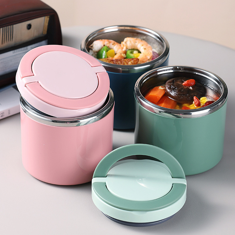 Baby Food Thermos - 630/1000ml Paslanmaz Çelik Vakumlu Yalıtımlı Beslenme