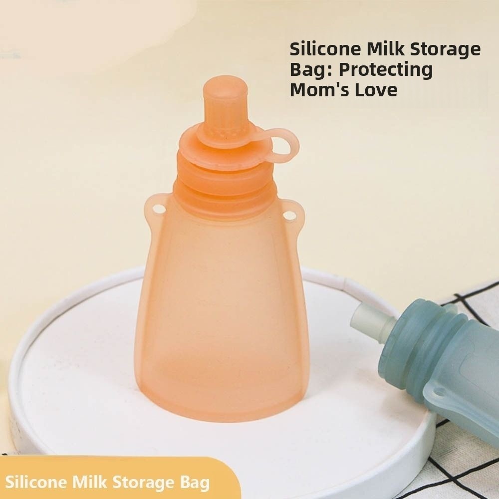 Baby Food Reusable Pouches - BPA İçermeyen Silikon Bebek Maması Poşeti
