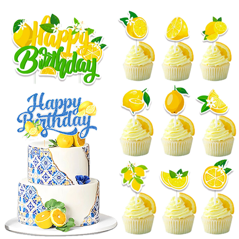 Baby Food Ideas - Limon Cupcake Toppers Yaz Sevimli Limon