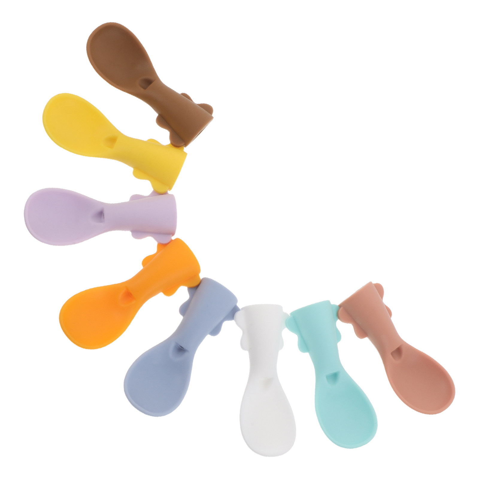 Baby Food Reusable Pouches - 8 Adet Bebek Mama Poşeti Kaşık