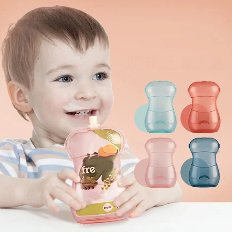 Baby Food Reusable Pouches - Yeniden Kullanılabilir Bebek Maması Poşetleri PP