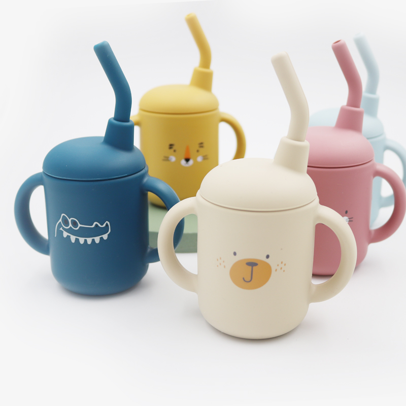 Snack Cup Toddler - Yeni karikatür 120 ML Bebek Silikon