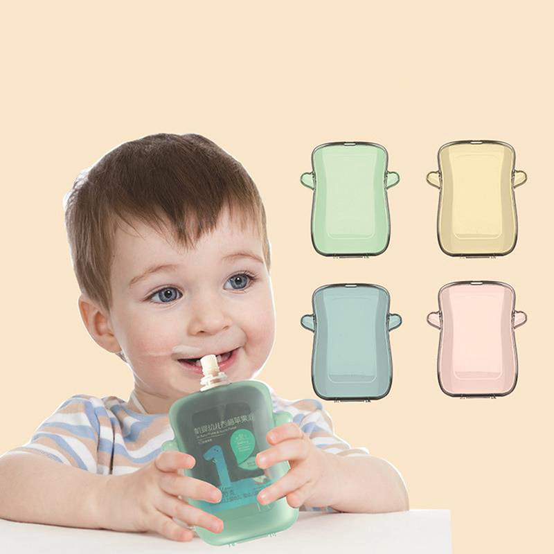 Baby Food Reusable Pouches - Kendiliğinden Beslenen Bebek Maması Kese Tutucu