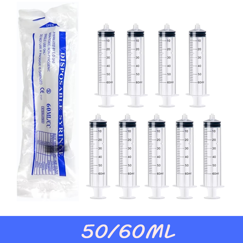 Baby Food Allergy Rash - 5-20 adet 60ml Luer Lock şırınga