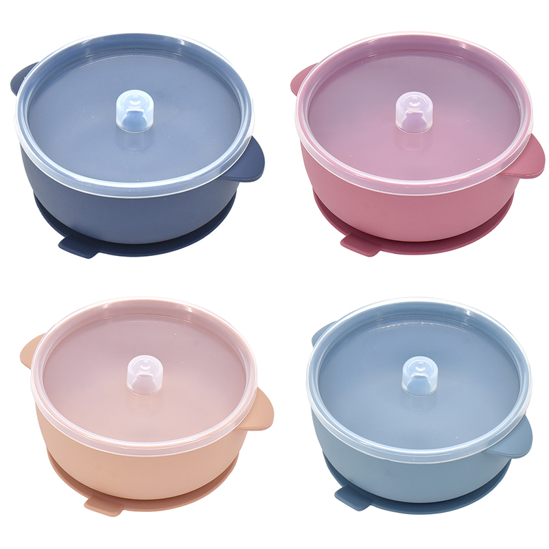 Baby Food Chart - 400 ML Silikon Bebek Kapaklı Kase