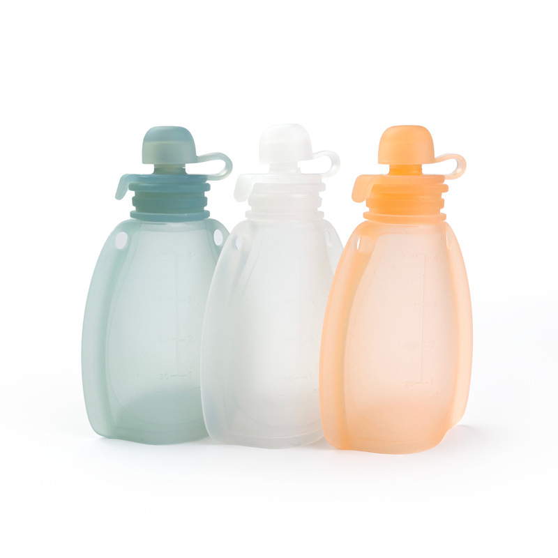 Baby Food Reusable Pouches - Bebek Maması Torbaları Yeniden Kullanılabilir Sıkma