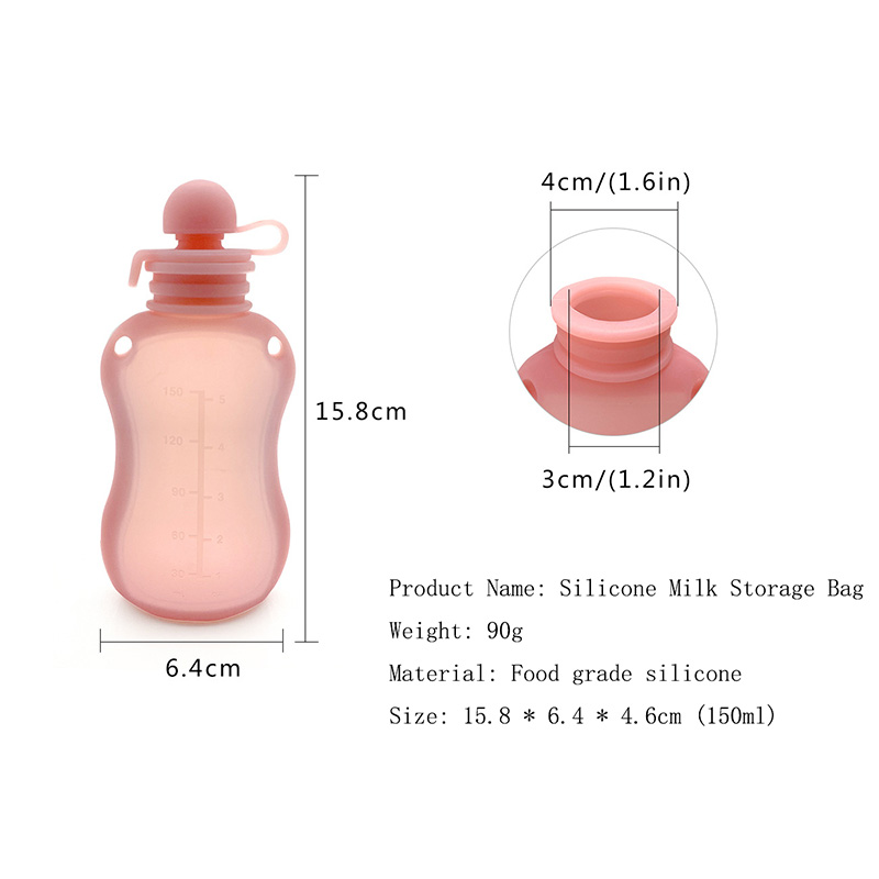 150 ml Uygun Süt Saklama Çanta - Baby Food Reusable Pouches incelemesi ve fiyatı