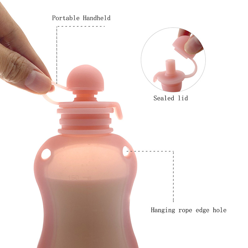 150 ml Uygun Süt Saklama Çanta - Baby Food Reusable Pouches incelemesi ve fiyatı