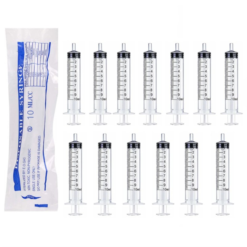 10-100 adet 10ml plastik Luer  - Baby Food Allergy Rash incelemesi ve fiyatı
