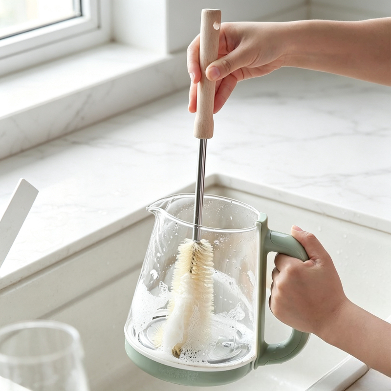 Uzun Ahşap Saplı Şişe Fırçası  - Baby Food Dispensing Spoon incelemesi ve fiyatı