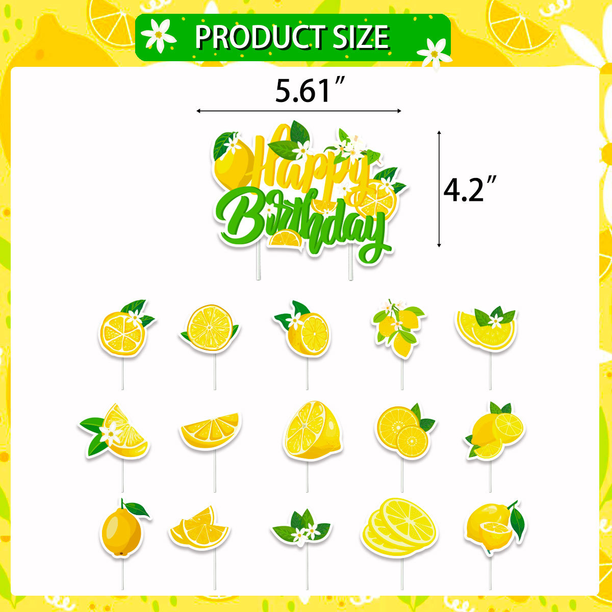 Limon Cupcake Toppers Yaz Sevi - Baby Food Ideas incelemesi ve fiyatı