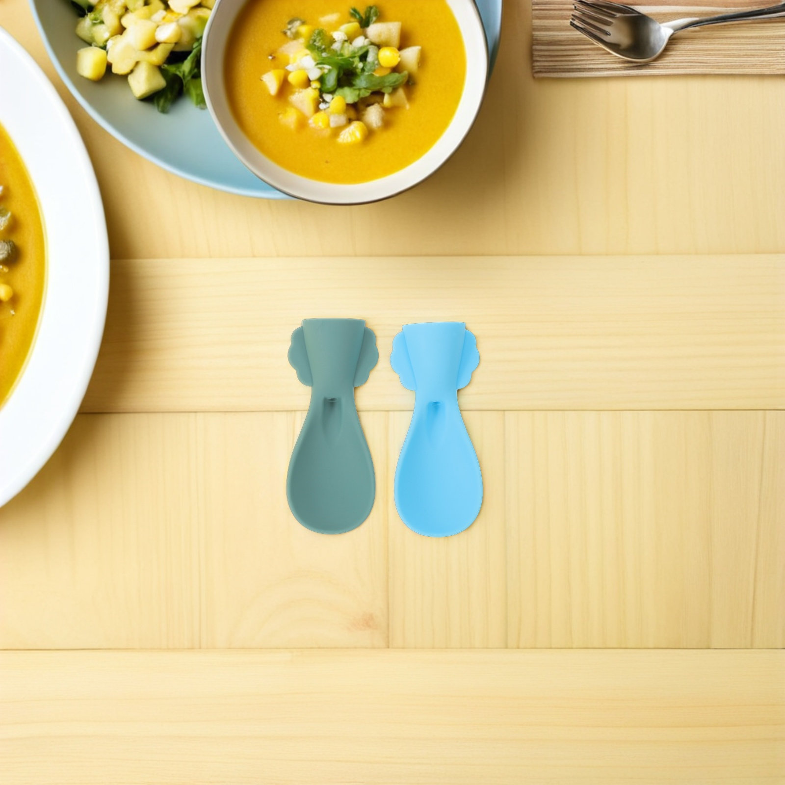 4 adet bebek silikon mama kaşı - Baby Food Reusable Pouches incelemesi ve fiyatı